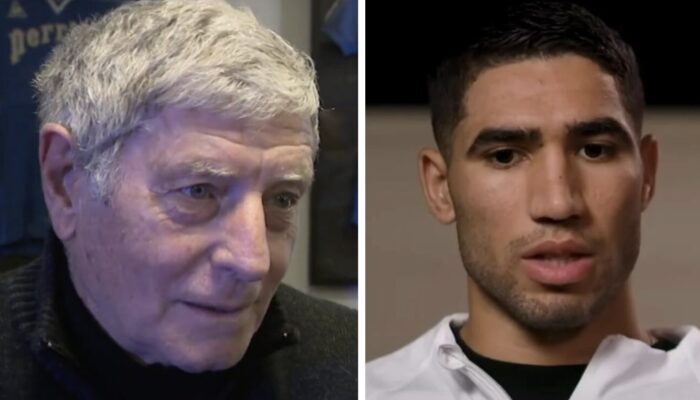 Jean-Michel Larqué et Achraf Hakimi
