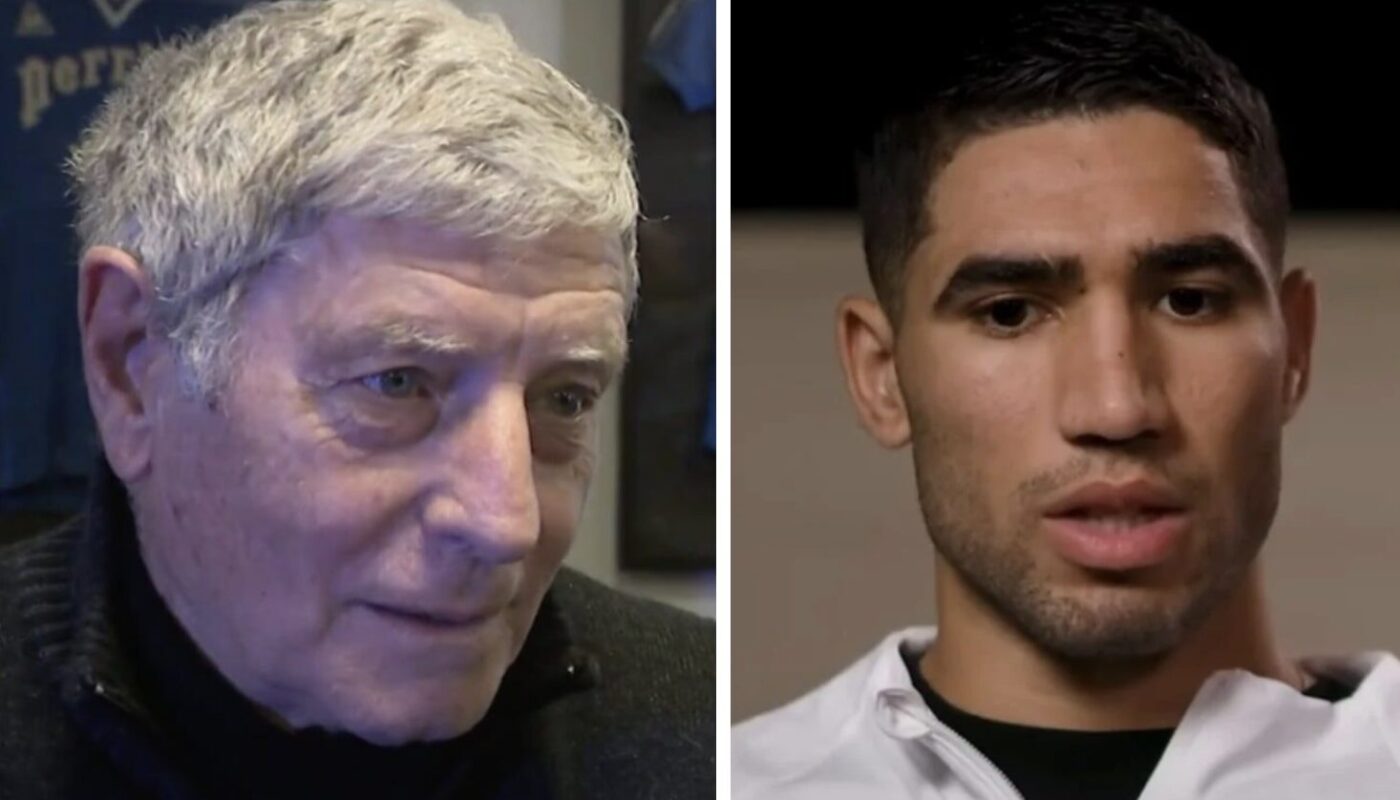 Jean-Michel Larqué et Achraf Hakimi