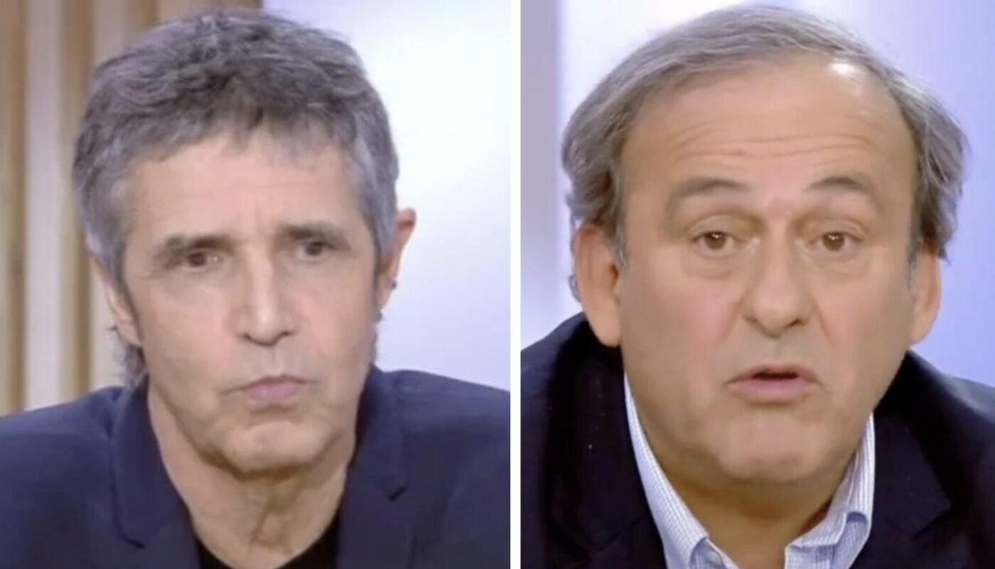 Julien Clerc et Michel Platini