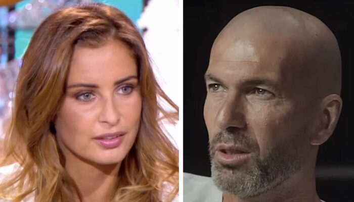 Malika Ménard et Zinédine Zidane