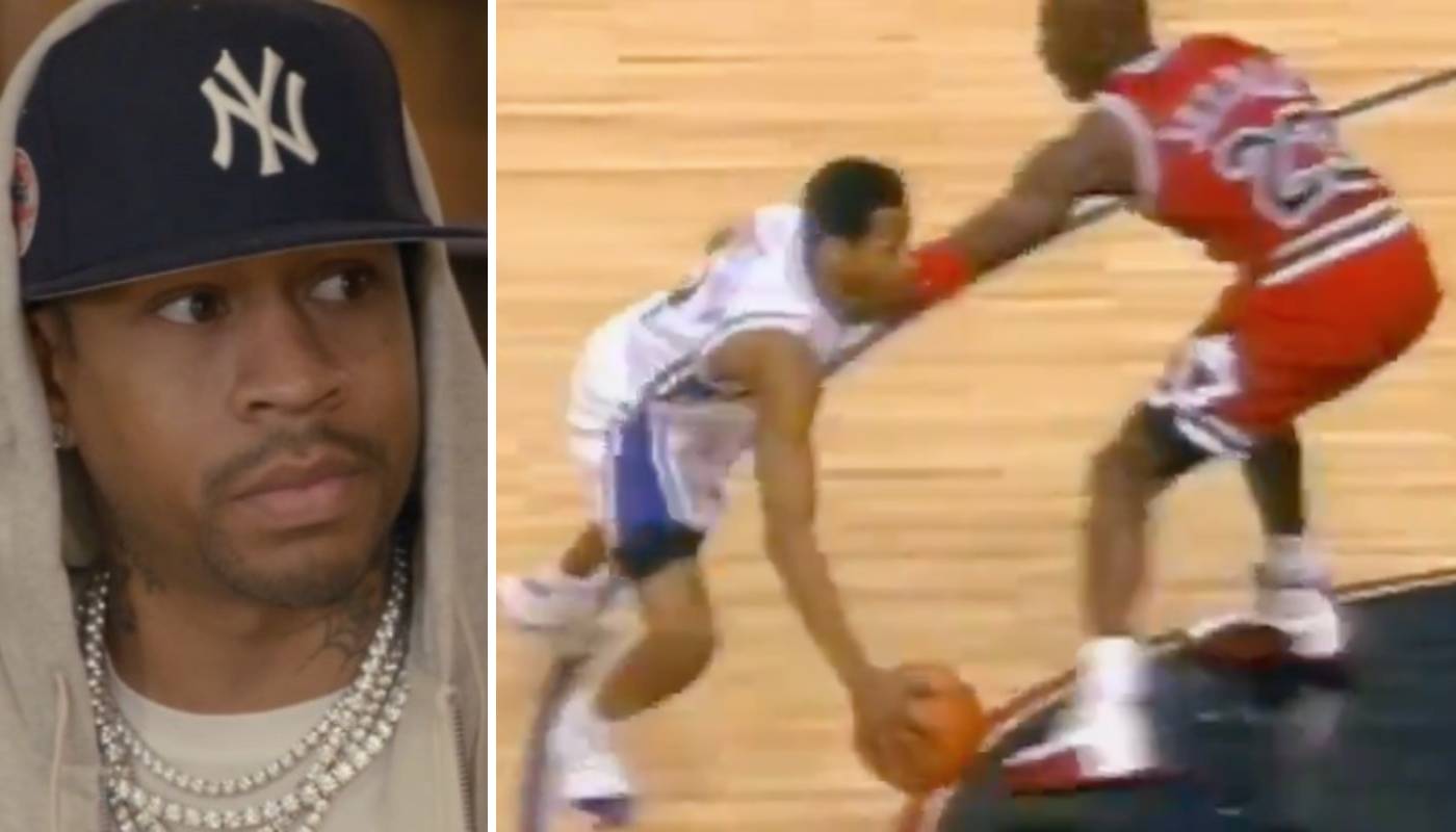 NBA Allen Iverson et Michael Jordan