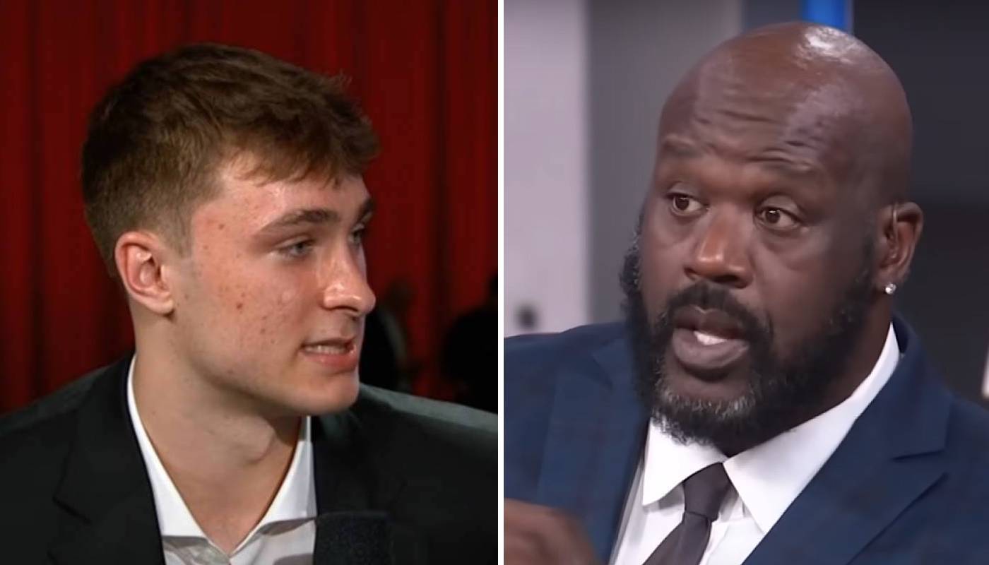 NBA Cooper Flagg et Shaquille O'Neal