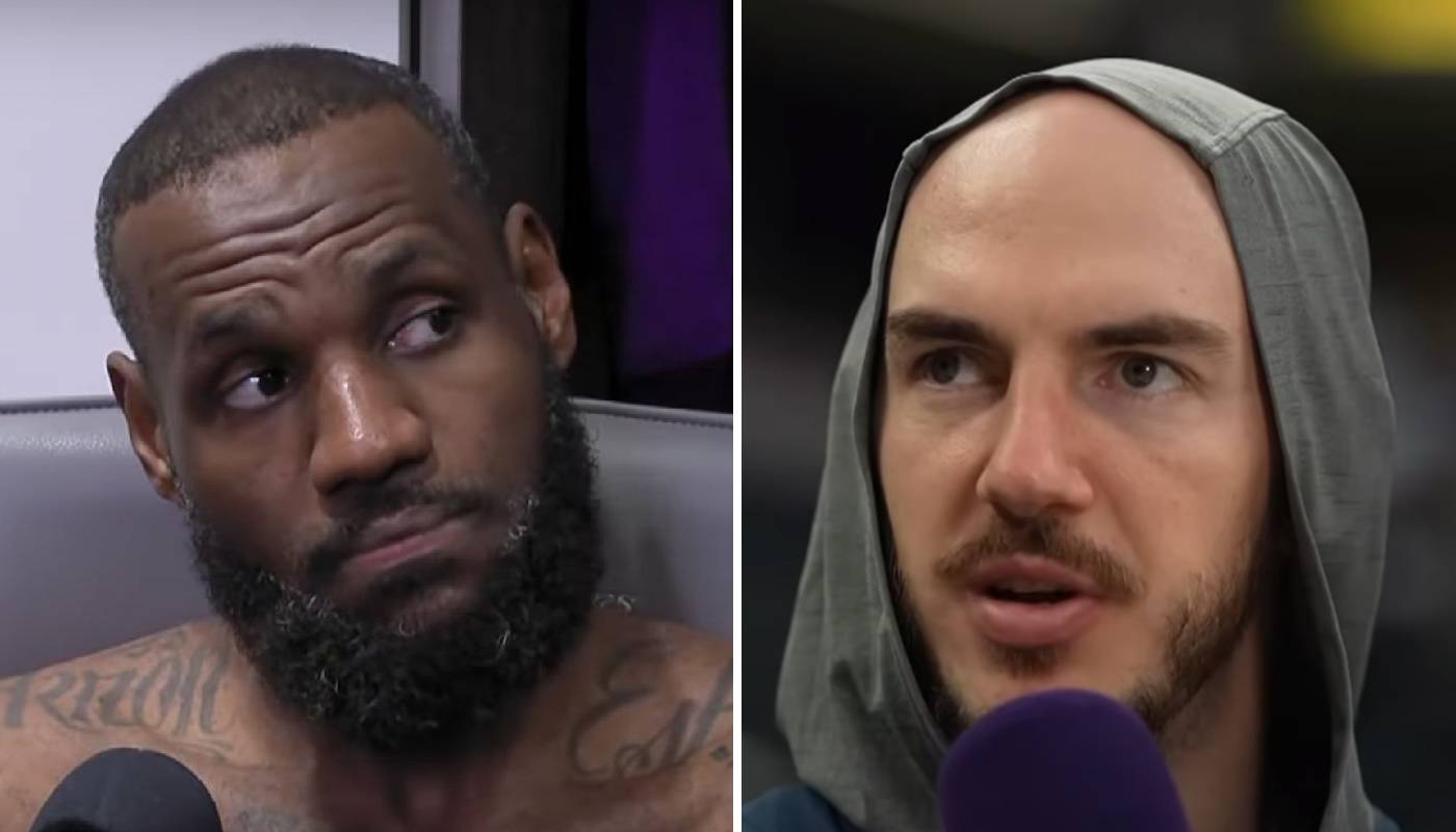 NBA LeBron James et Alex Caruso