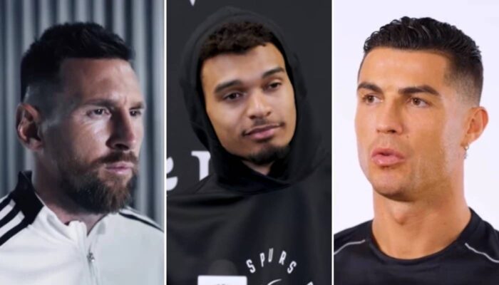NBA Leo Messi, Victor Wembanyama et Cristiano Ronaldo