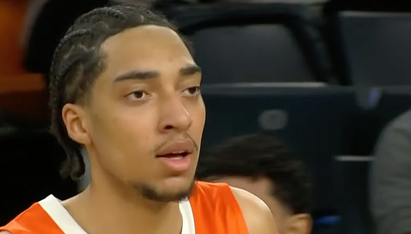 Le joueur NBA français Noa Essengue