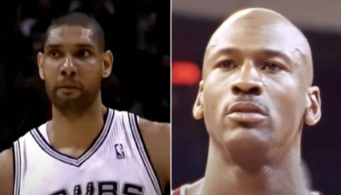 NBA Tim Duncan et Michael Jordan
