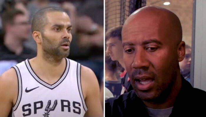 NBA Tony Parker et Bruce Bowen