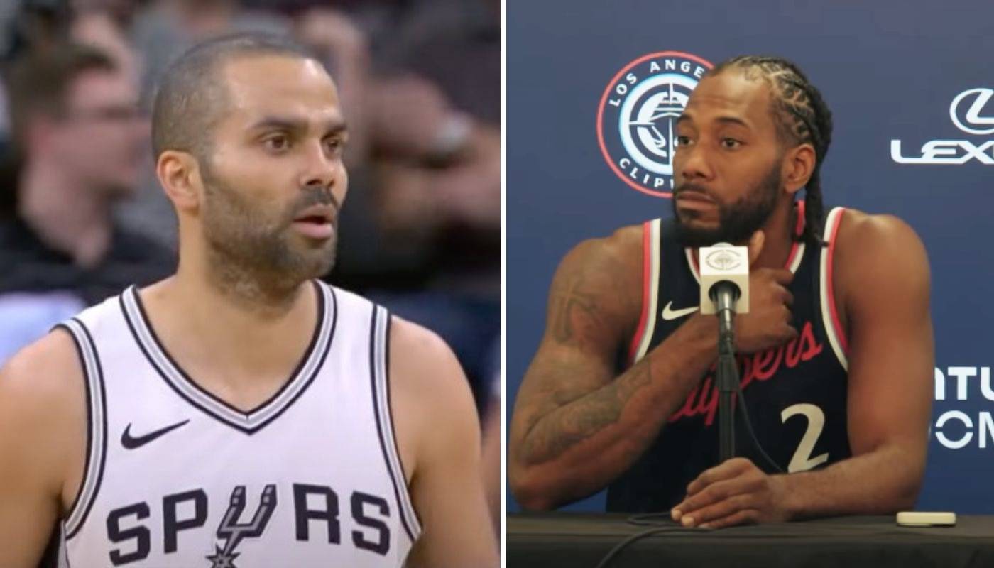 NBA Tony Parker et Kawhi Leonard