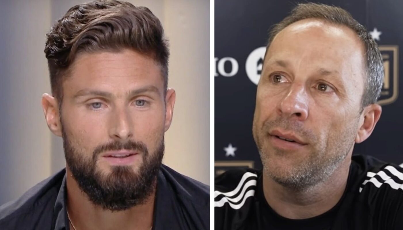 Olivier Giroud et Steve Cherundolo