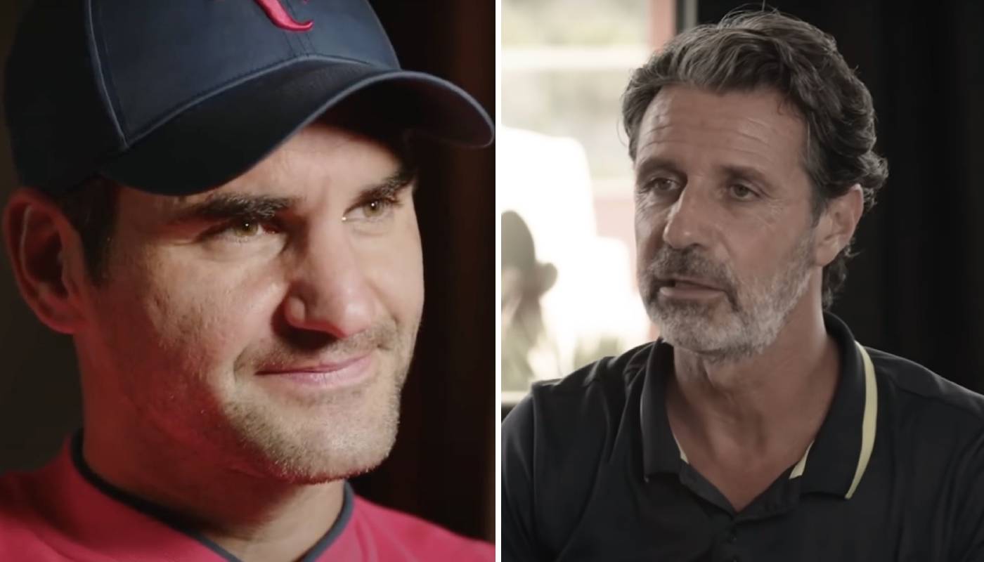 Roger Federer et Patrick Moratoglou