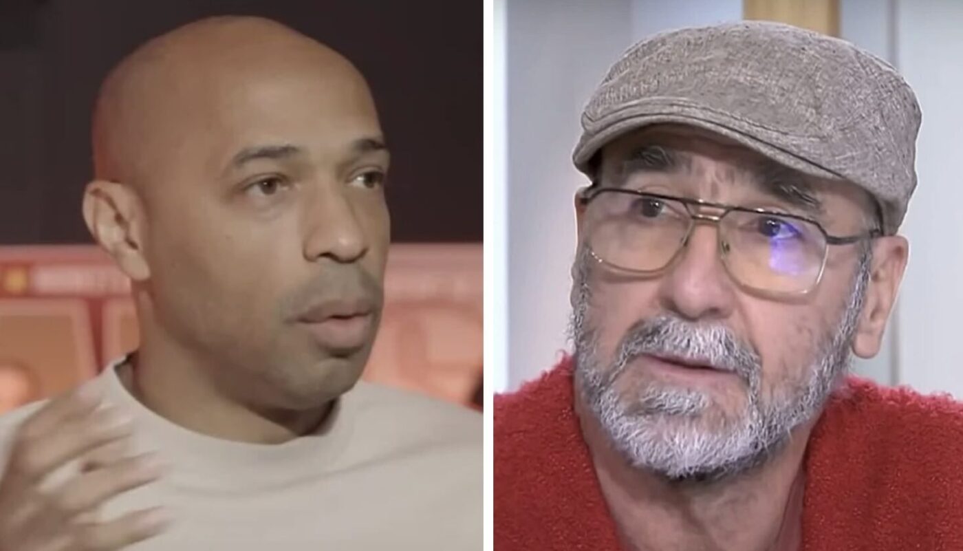 Thierry Henry et Eric Cantona