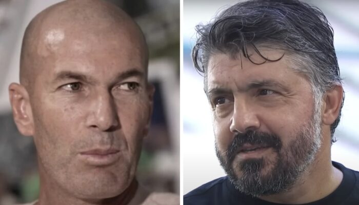 Zinédine Zidane et Gennaro Gattuso