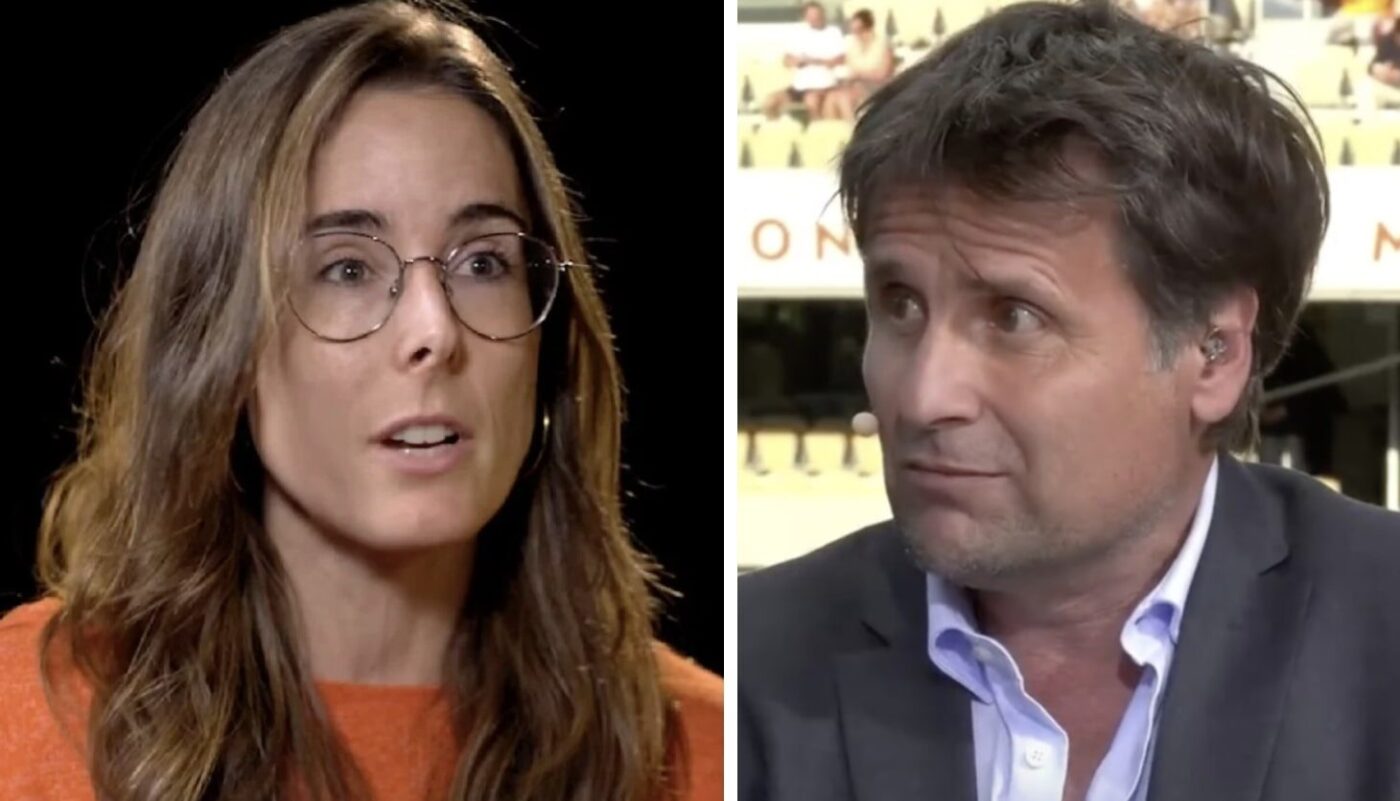 Alizé Cornet et Fabrice Santoro