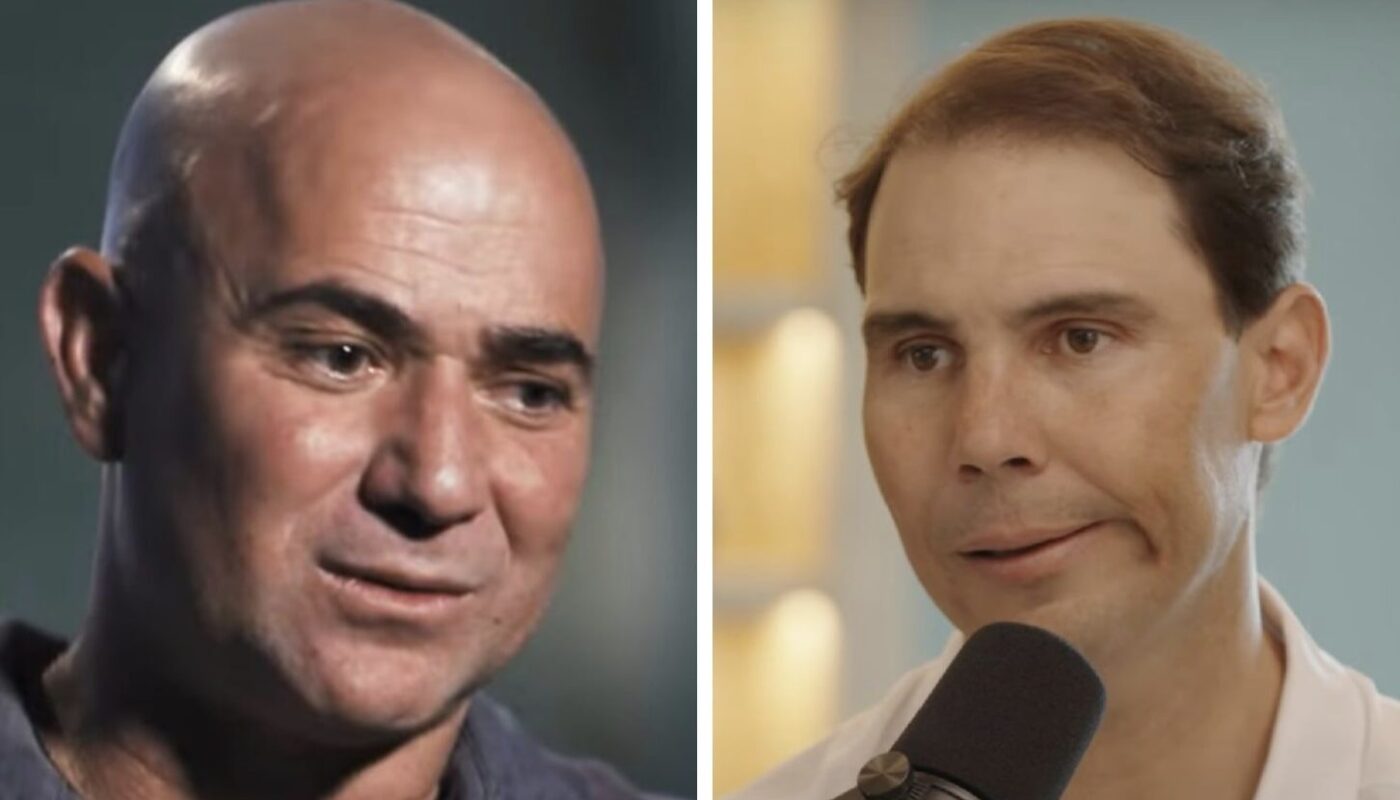 Andre Agassi et Rafael Nadal