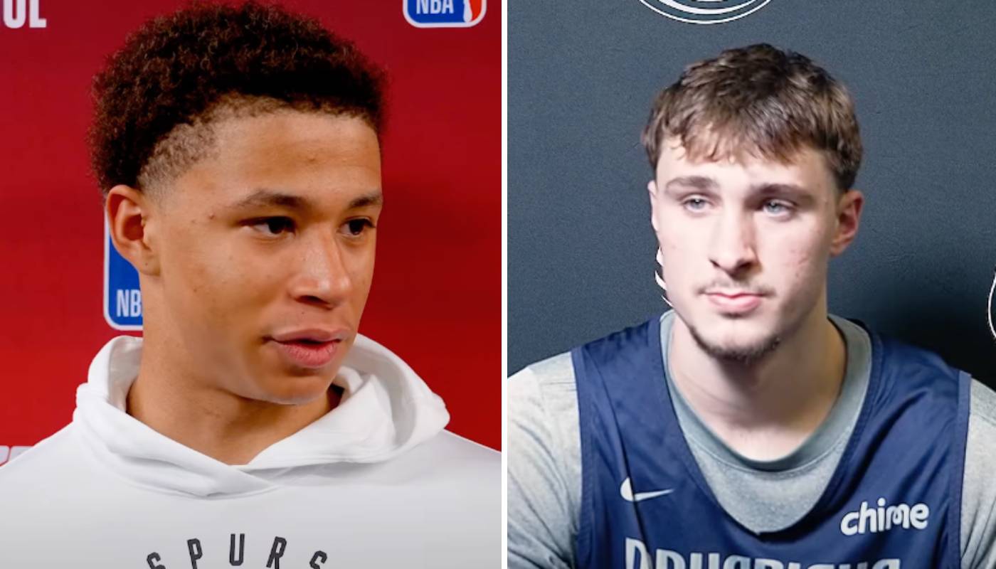 Carter Bryant, rookie des Spurs et Cooper Flagg, rookie des Mavericks