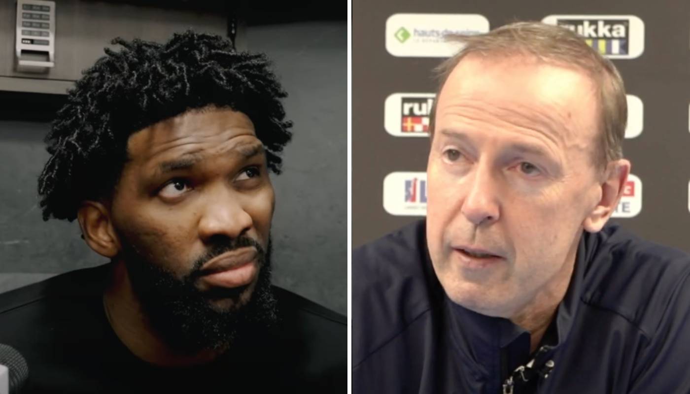 Joel Embiid et Vincent Collet, ancien sélectionneur des Bleus