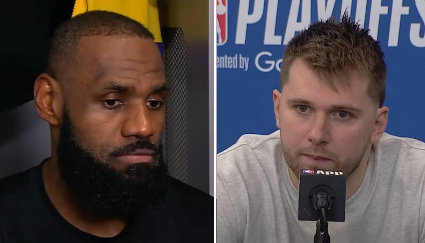 LeBron James et Luka Doncic