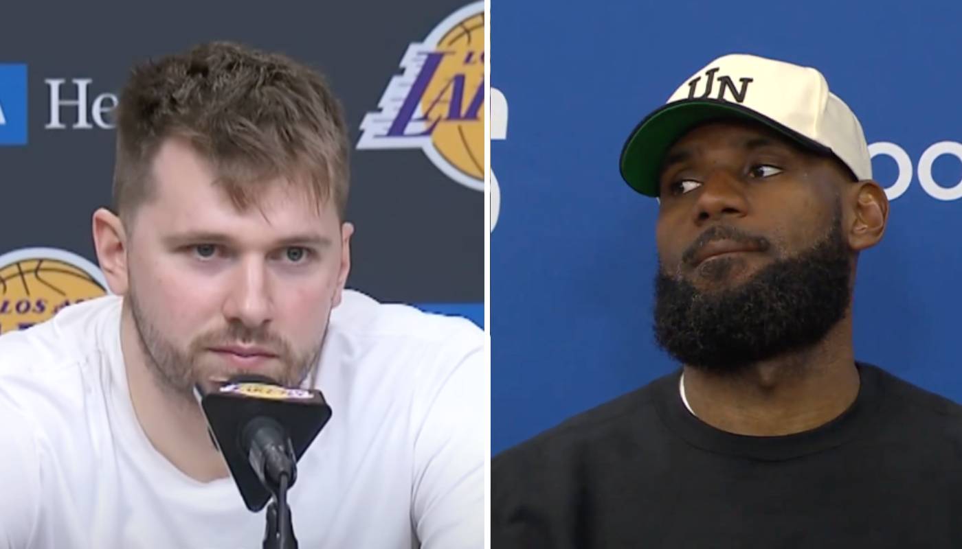 Luka Doncic et LeBron James pour les Lakers