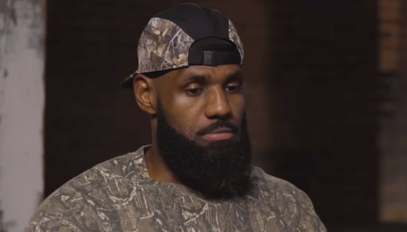 LeBron James, star des Lakers, dans son podcast
