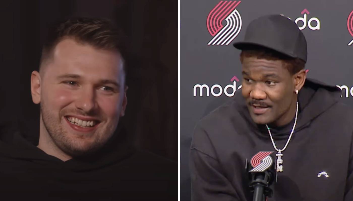 Luka Doncic et son coéquipier aux Lakers, Deandre Ayton