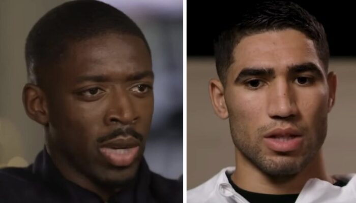 Ousmane Dembele et Achraf Hakimi