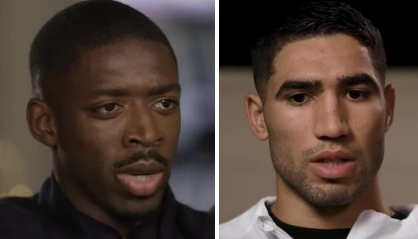 Ousmane Dembele et Achraf Hakimi