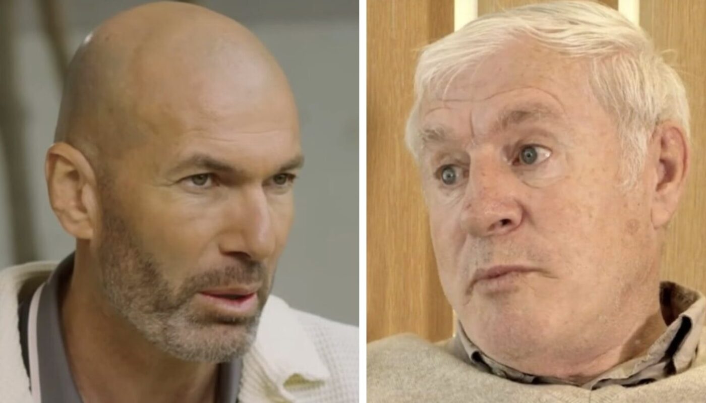 Zinédine Zidane et Luis Fernandez