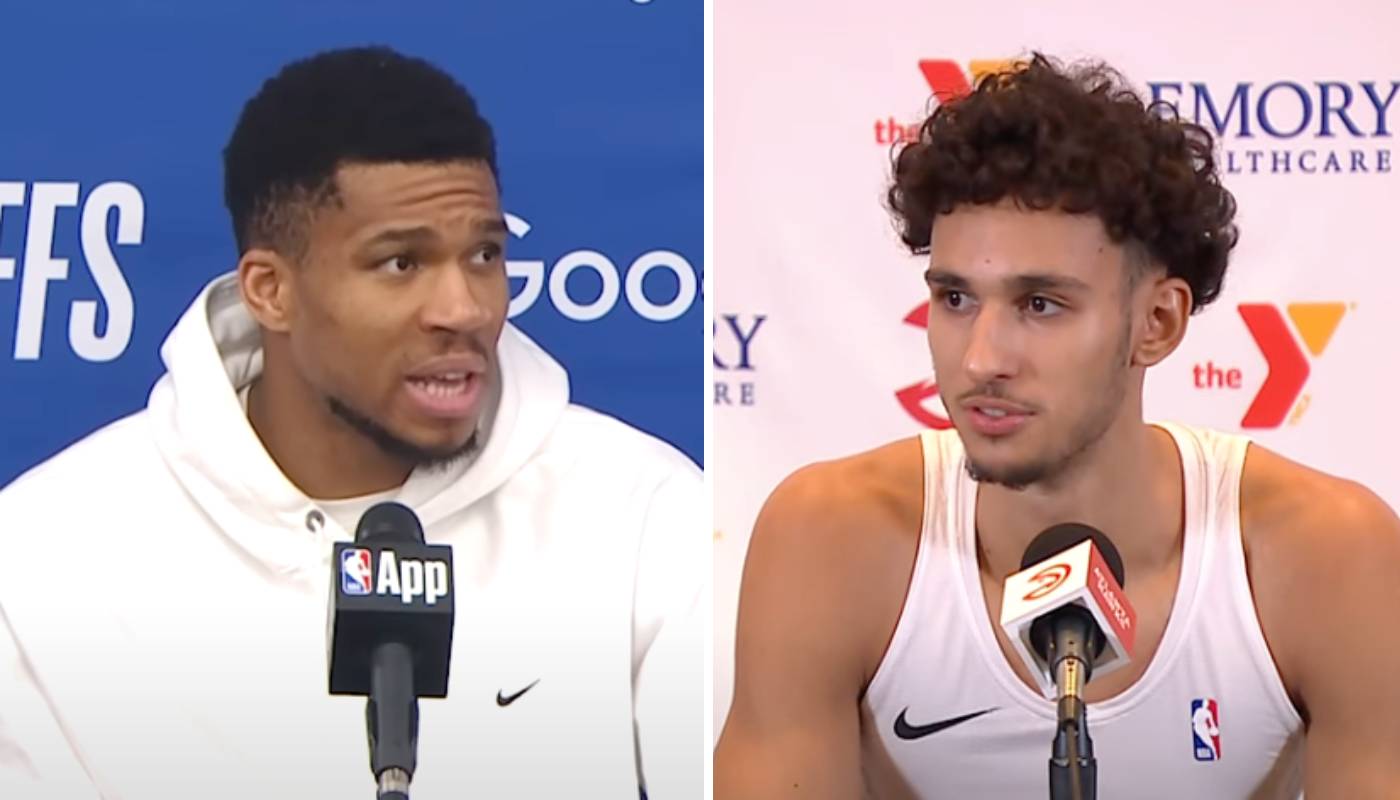Giannis Antetokounmpo et Zaccharie Risacher