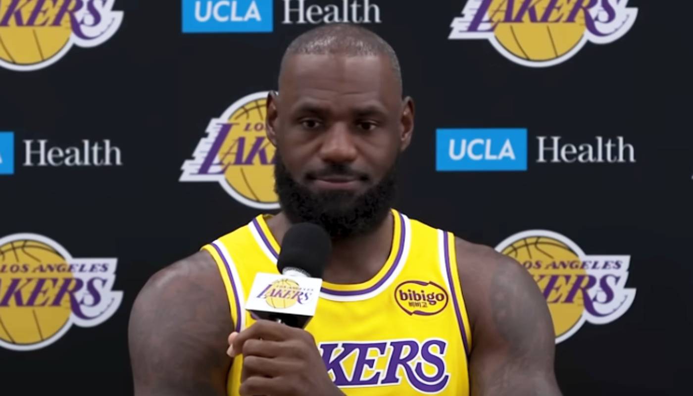 LeBron James pour sa première avec les Lakers