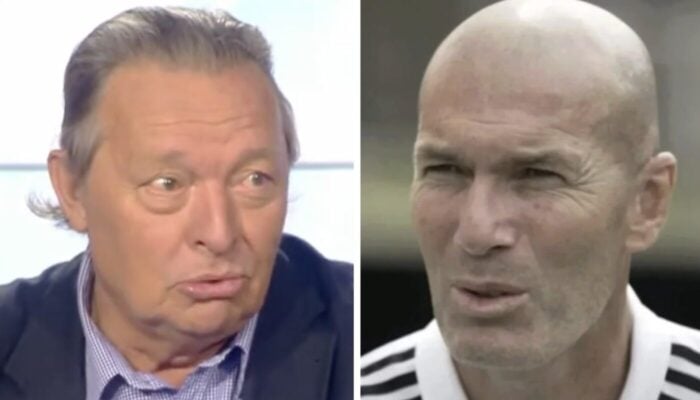 Jean-Pierre Paclet et Zinédine Zidane