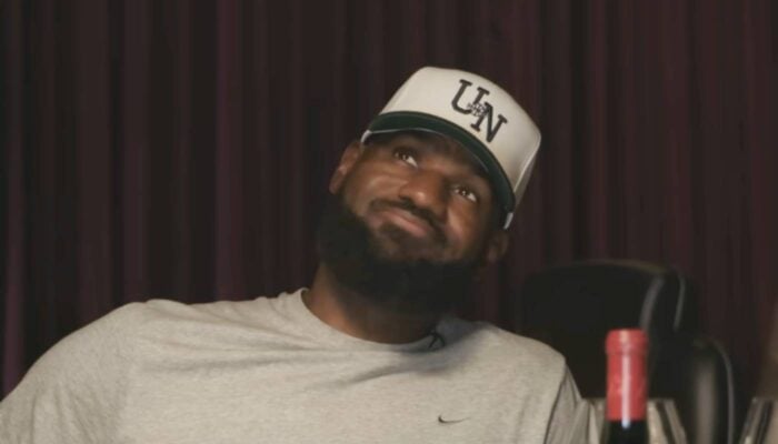 LeBron James lors de son podcast