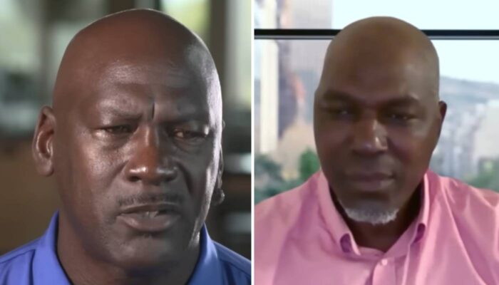 Michael Jordan et Hakeem Olajuwon