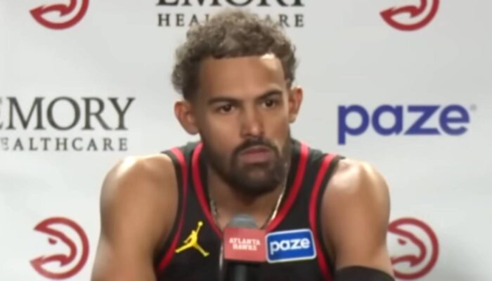 Trae Young en interview pour les Hawks