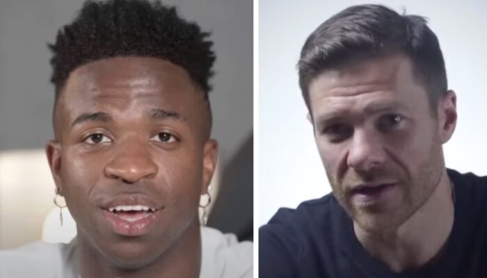 Vinicius Junior et Xabi Alonso
