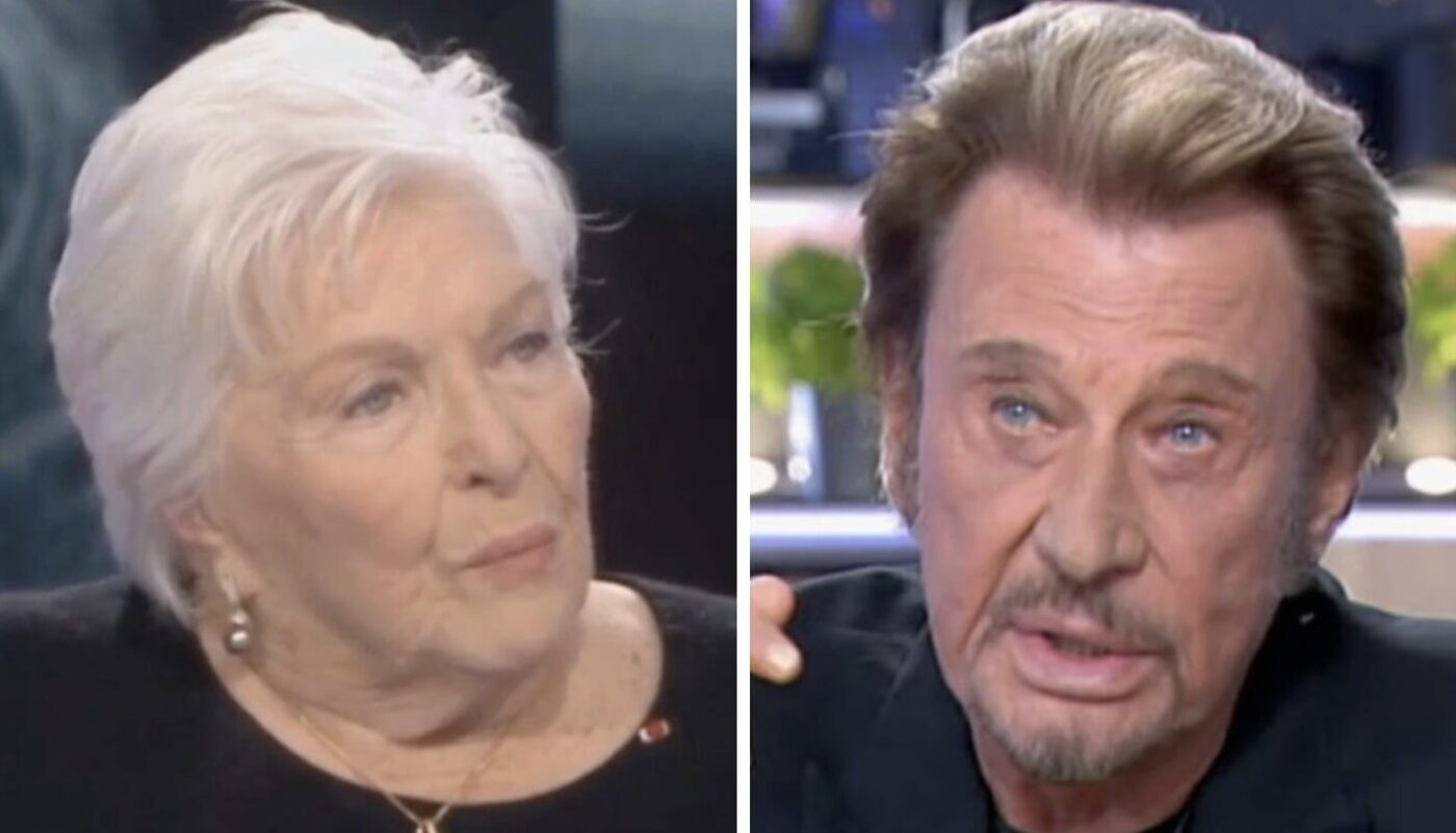 Line Renaud et Johnny Hallyday