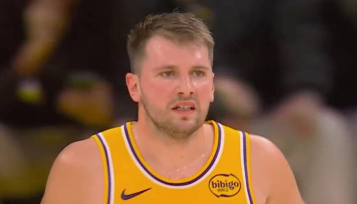 Luka Doncic en match avec les Lakers