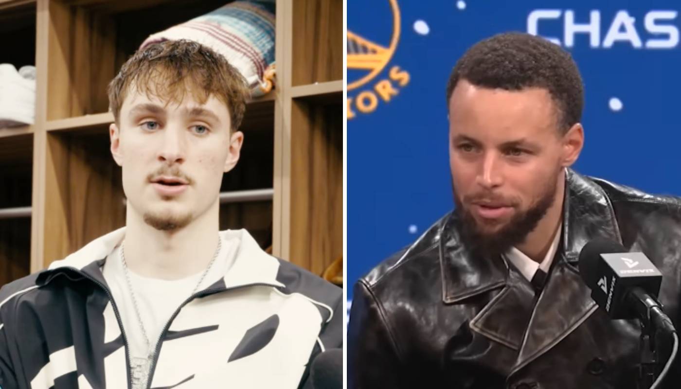 Cooper Flagg et Stephen Curry