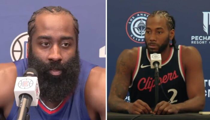 James Harden et Kawhi Leonard, les deux stars des Clippers