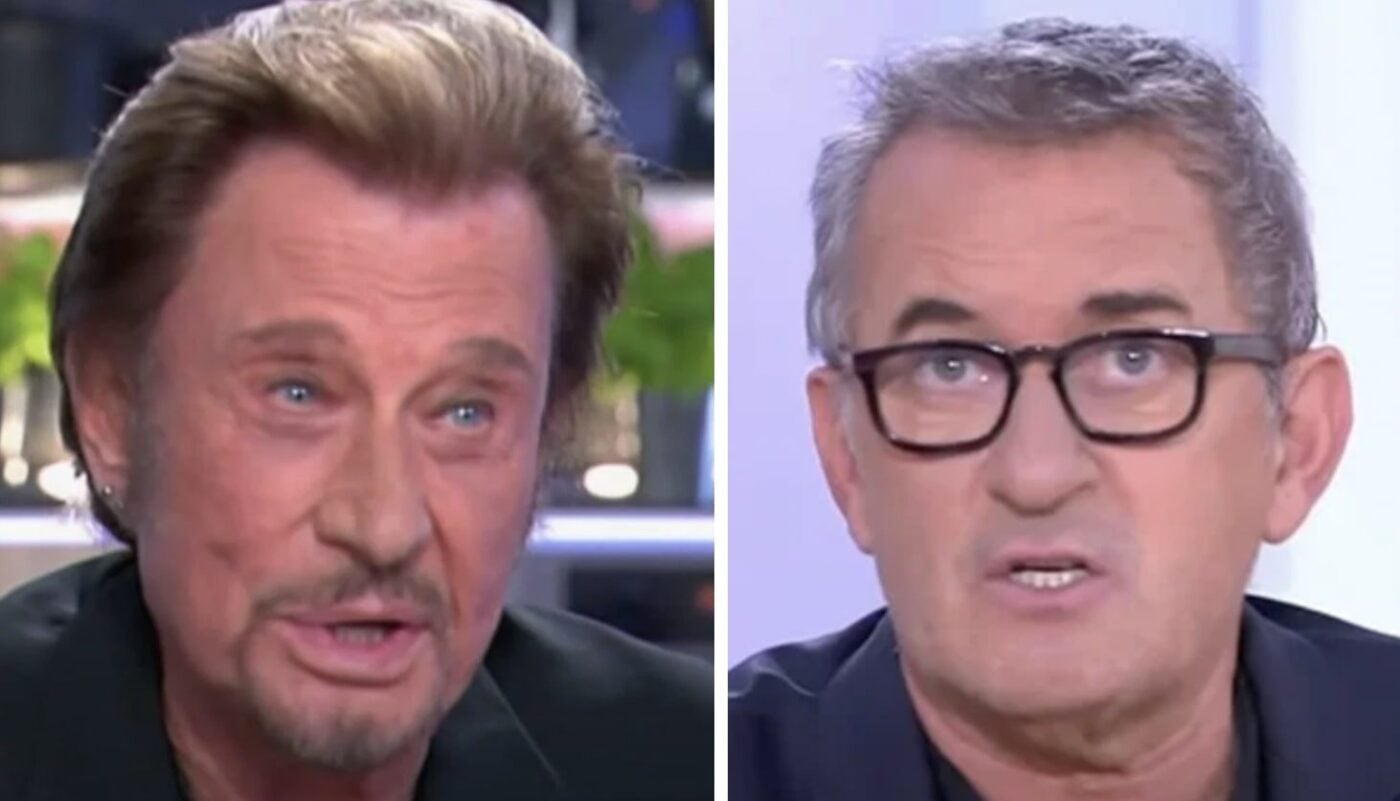 Johnny Hallyday et Christophe Dechavanne