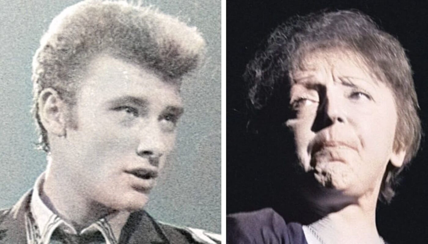 Johnny Hallyday et Edith Piaf