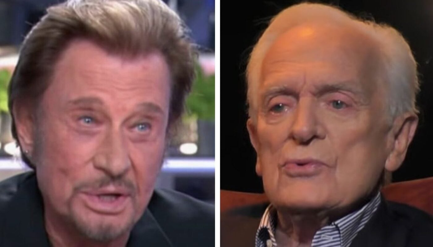 Johnny Hallyday et Philippe Labro