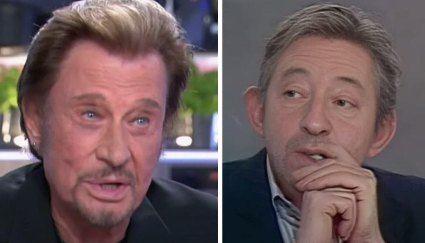 Johnny Hallyday et Serge Gainsbourg