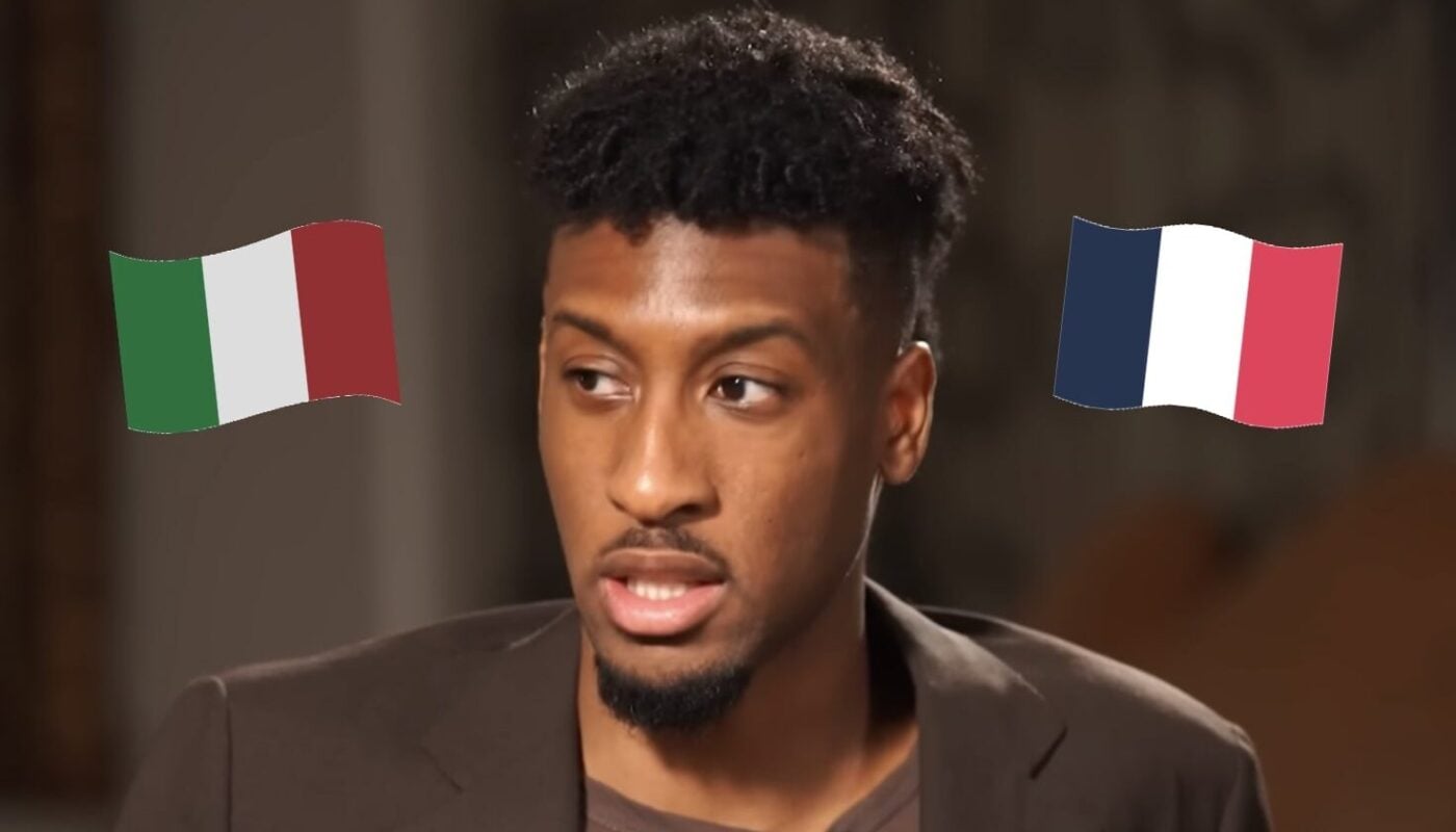 Kingsley Coman évoque l'Italie et la France