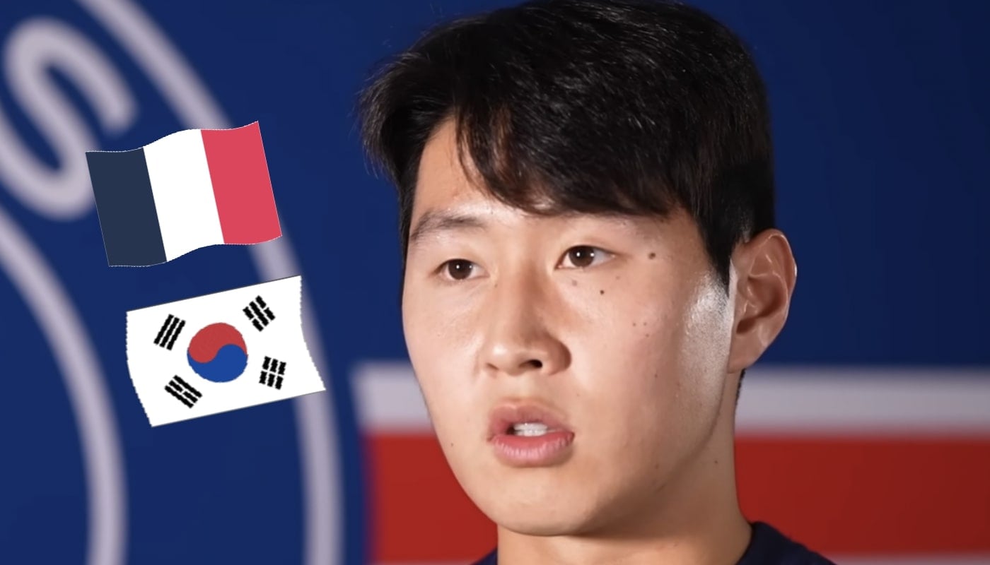 Le Coréen Kang-In Lee parle de la France