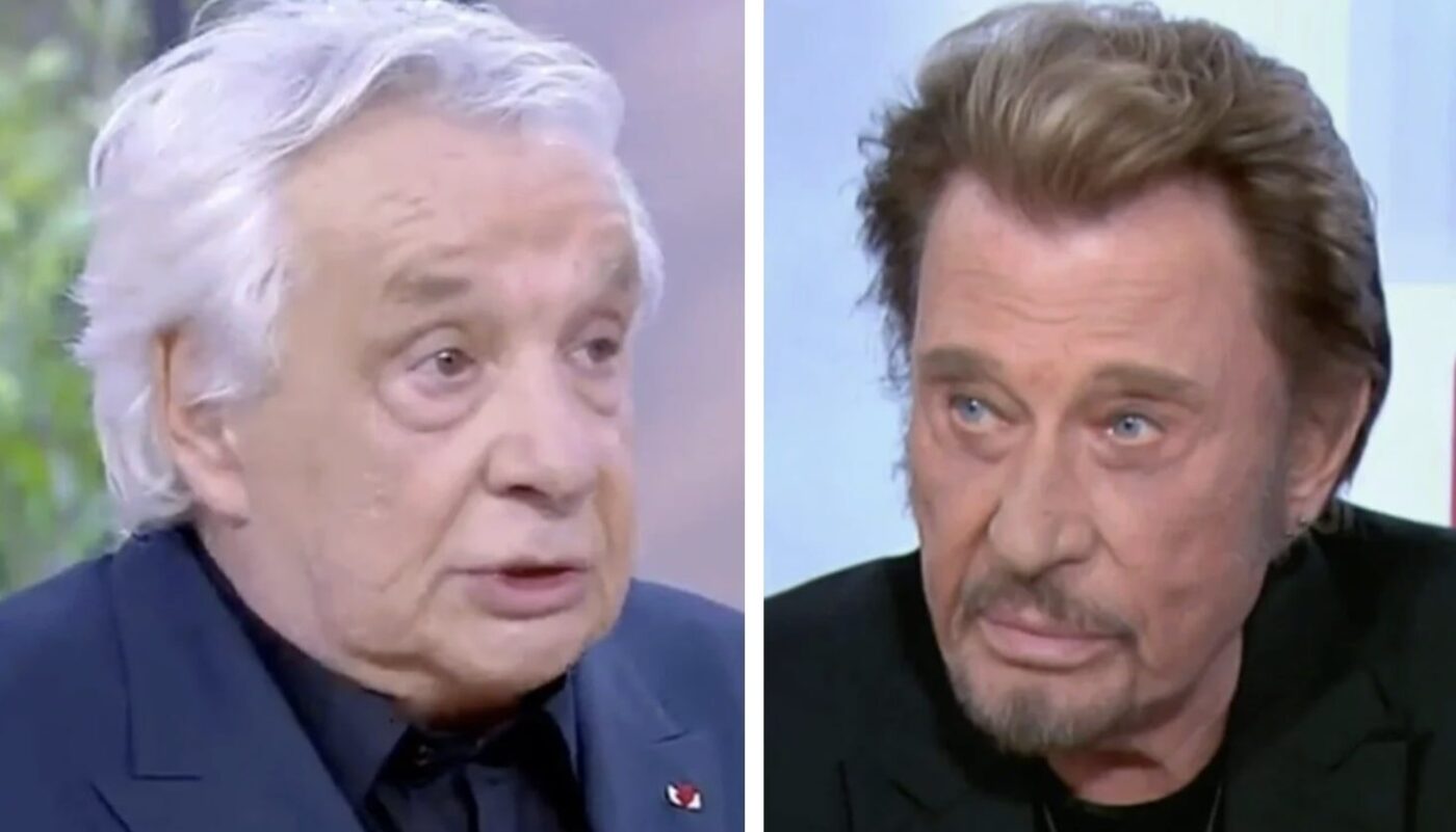 Michel Sardou et Johnny Hallyday