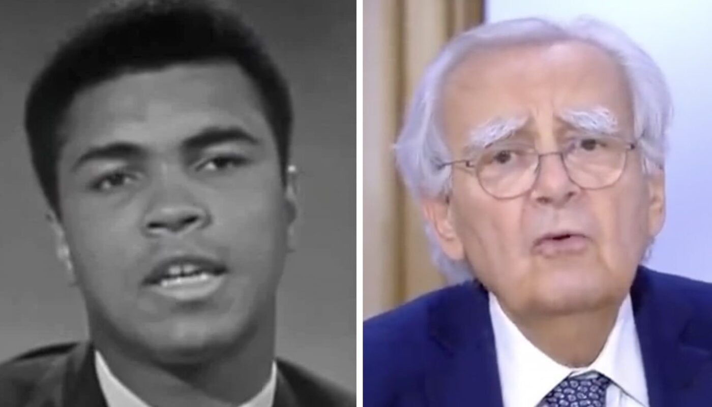 Mohamed Ali et Bernard Pivot