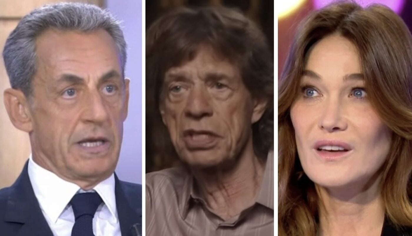 Nicolas Sarkozy, Mick Jagger et Carla Bruni