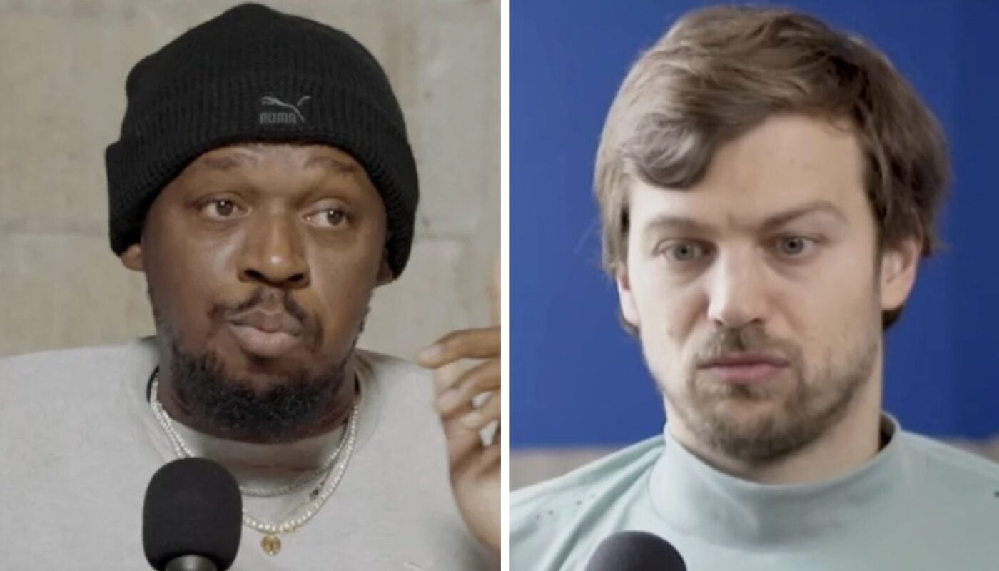 Usain Bolt et Christophe Lemaître