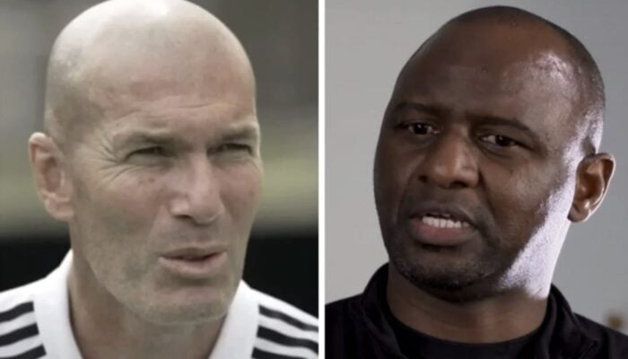 Zinédine Zidane et Patrick Vieira