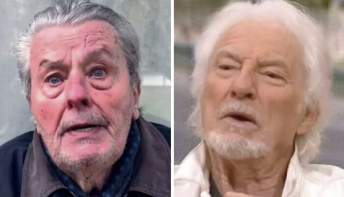 Alain Delon et Hugues Aufray